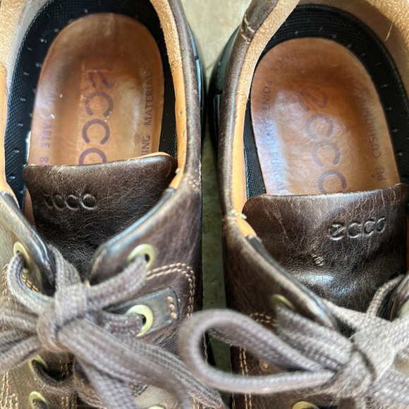 ECCO Light - Dark Brown Leather Lace Up Casual Shoe Men’s Size 42 (US 8/8.5) - Picture 9 of 12